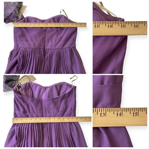 Jenny Yoo Aidan Convertible dress in wisteria luxe chiffon, Size 8, NWT - Picture 14 of 14